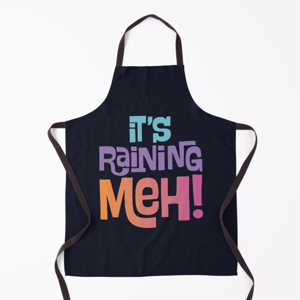 Item preview, It’s Raining Meh – Funny Retro 80s Sarcastic Quote Design designed and sold by PauRicart.