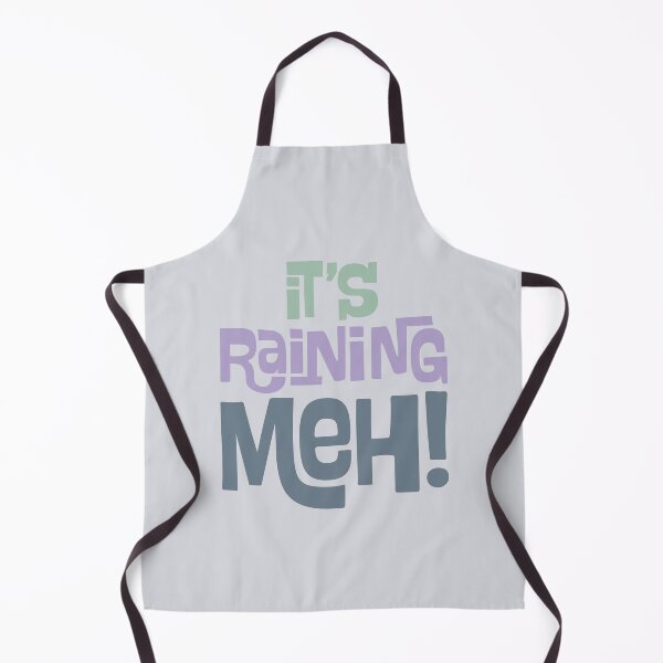 Item preview, It’s Raining Meh – Soft Pastel Aesthetic Funny Quote Design designed and sold by PauRicart.