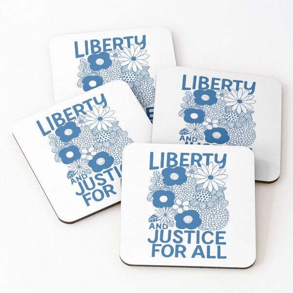 Item preview, Funny 4th of July Retro Liberty And Justice For All Floral designed and sold by BRVART.