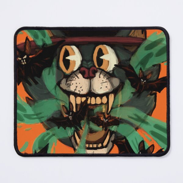 Item preview, Vintage Halloween Inspired Cat with Ghosts and Bats Design designed and sold by henwardhyckle.