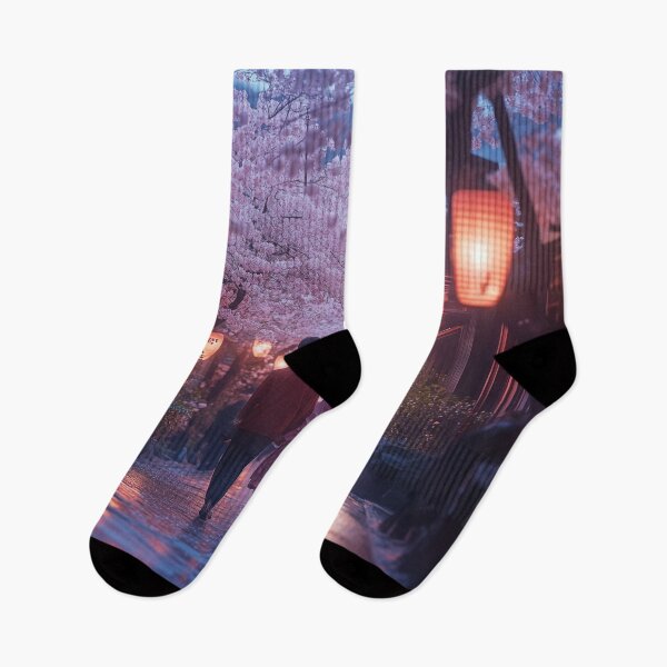 Item preview, Romantic Couple in Kyoto at Dusk designed and sold by Rtymer.