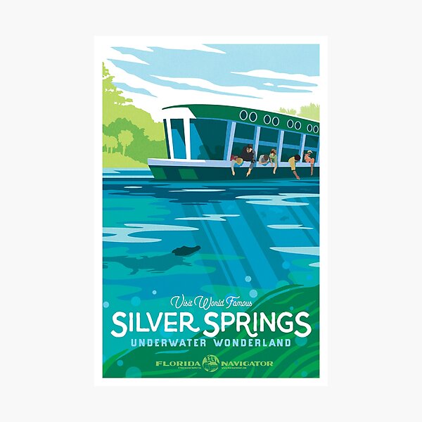 Item preview, Silver Springs - Florida Navigator Series designed and sold by NavigatorSupply.