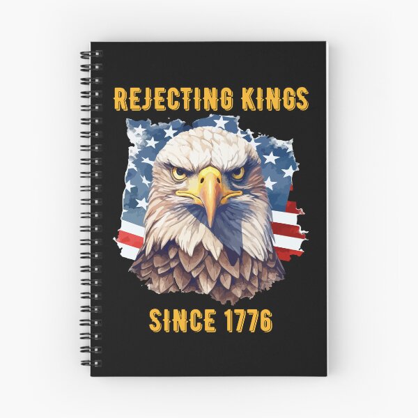 Item preview, Patriotic USA Flag 4th of July Rejecting Kings Since 1776 Protest Pro Democracy designed and sold by Zayavca.