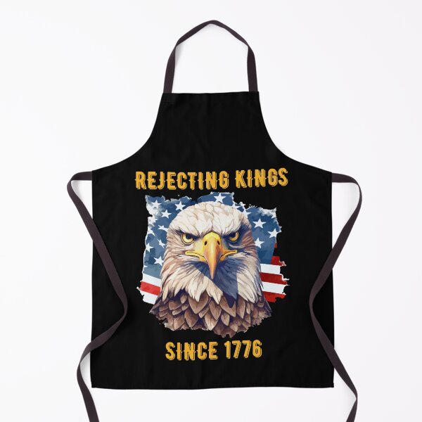 Item preview, Patriotic USA Flag 4th of July Rejecting Kings Since 1776 Protest Pro Democracy designed and sold by Zayavca.