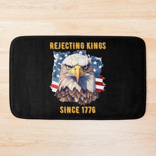 Item preview, Patriotic USA Flag 4th of July Rejecting Kings Since 1776 Protest Pro Democracy designed and sold by Zayavca.