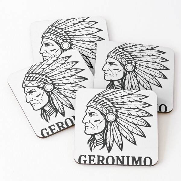 Item preview, AMERICAN INDIAN - GERONIMO designed and sold by Lola Blue.