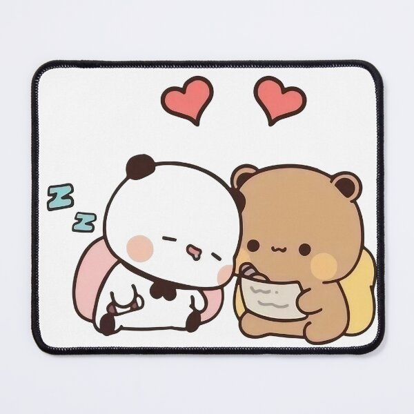 Item preview, Dudu writes Bubu sleeps  designed and sold by PandaBearShop.