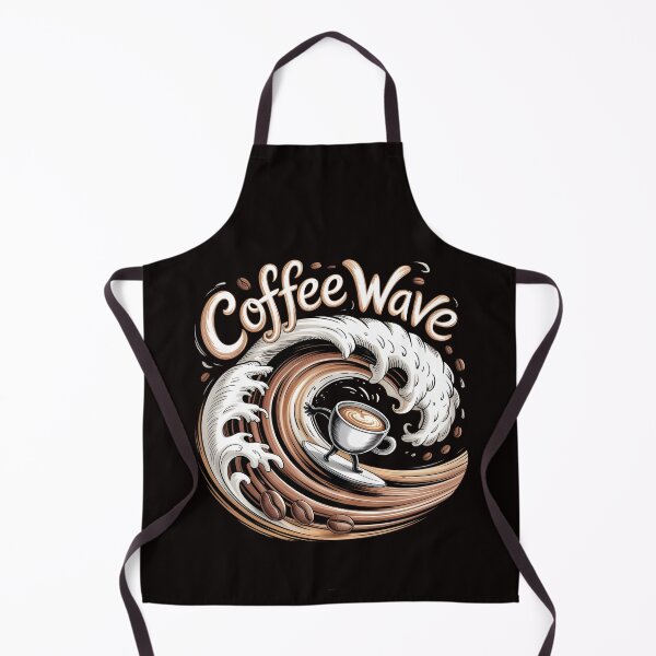 Item preview, Coffee Wave – Surfing Cup Sketch in Kanagawa Style designed and sold by Slavicsoul.