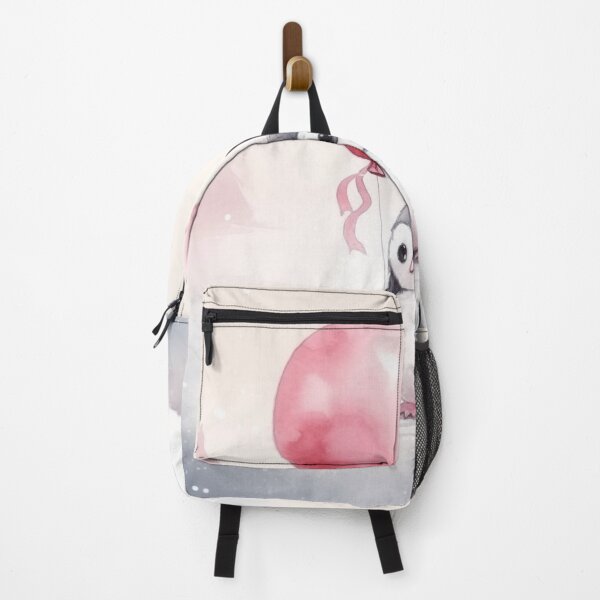 Item preview, Baby Penguin with Balloon in Snow designed and sold by ArtbyAdrian.