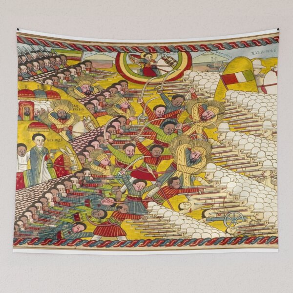 Item preview, Triumph at Adwa – Ethiopian Victory Painting designed and sold by Naomi Gutierrez Parrish.