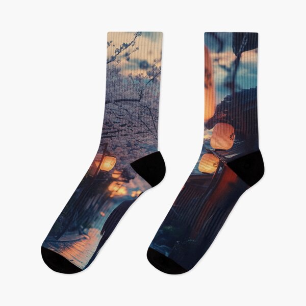Item preview, Romantic Couple in Kyoto at Dusk designed and sold by Rtymer.