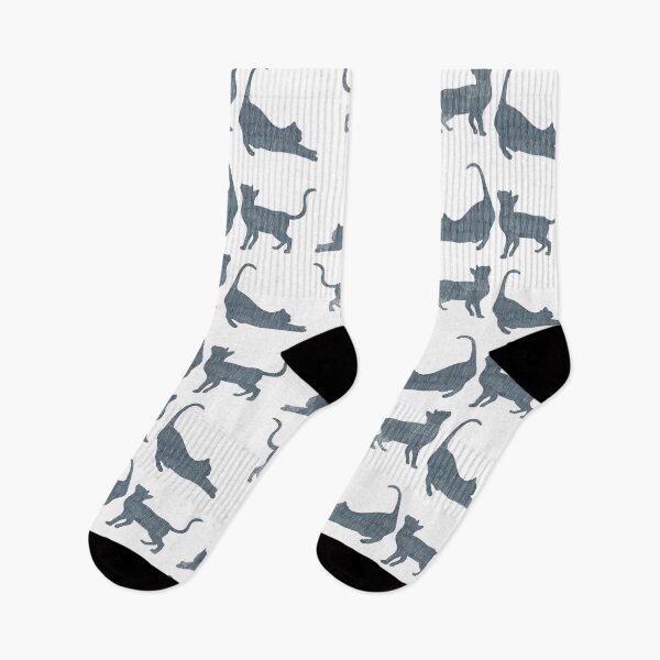 Item preview, Minimalist Line Art Cats Textured Silhouette designed and sold by Code4Designs.