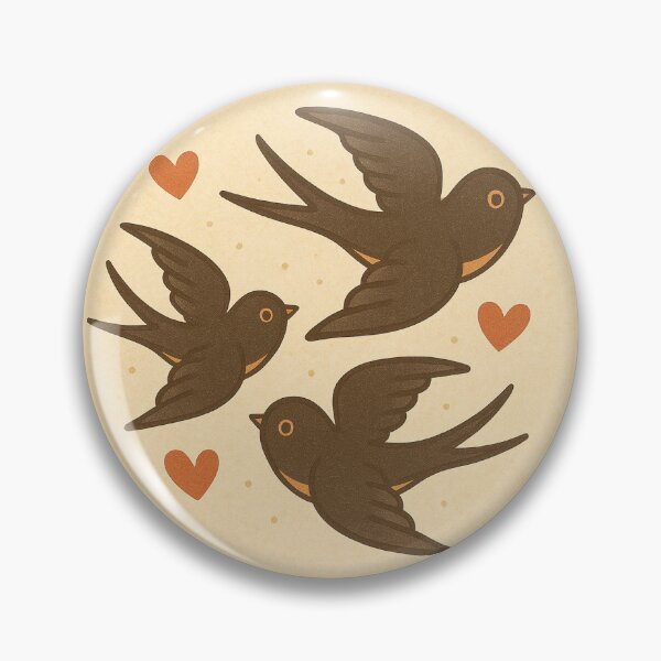 Item preview, Portuguese Swallows – Vintage Cute Andorinhas designed and sold by Myriam Iart.