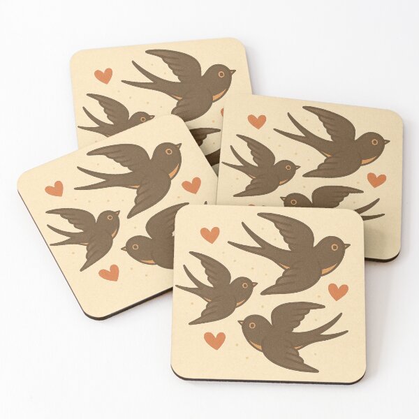 Item preview, Portuguese Swallows – Vintage Cute Andorinhas designed and sold by Myriam Iart.