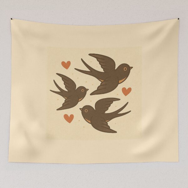 Item preview, Portuguese Swallows – Vintage Cute Andorinhas designed and sold by Myriam Iart.