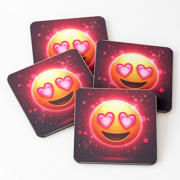 Item preview, Love Struck Emoji Hearts Glow designed and sold by Health And Fitness Posts e-Store.