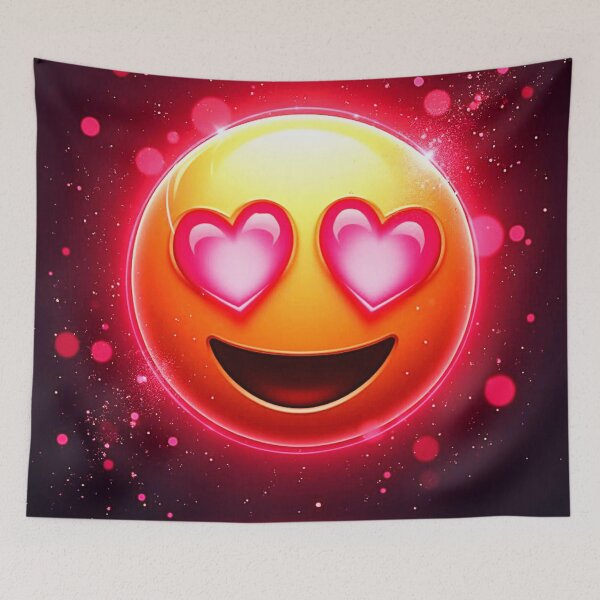 Item preview, Love Struck Emoji Hearts Glow designed and sold by Health And Fitness Posts e-Store.