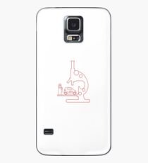 Microscope, electric car, charging station. Case/Skin for Samsung Galaxy