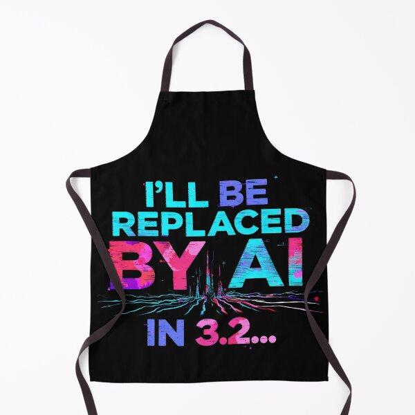 Item preview, I’LL BE REPLACED BY AI IN 3.2… designed and sold by KLERIKSTORE.