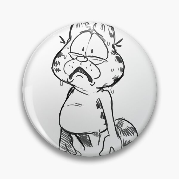 Item preview, Disgusted Garf Sketch designed and sold by henwardhyckle.