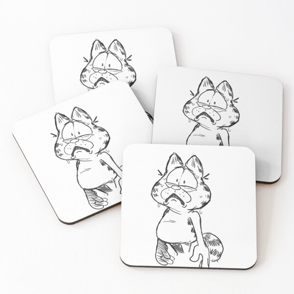 Item preview, Disgusted Garf Sketch designed and sold by henwardhyckle.