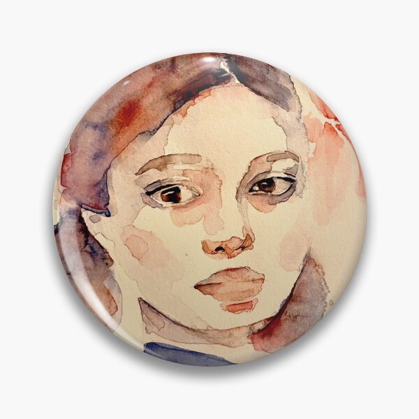 Item preview, Woman portrait in watercolor designed and sold by Lea-Cesca.