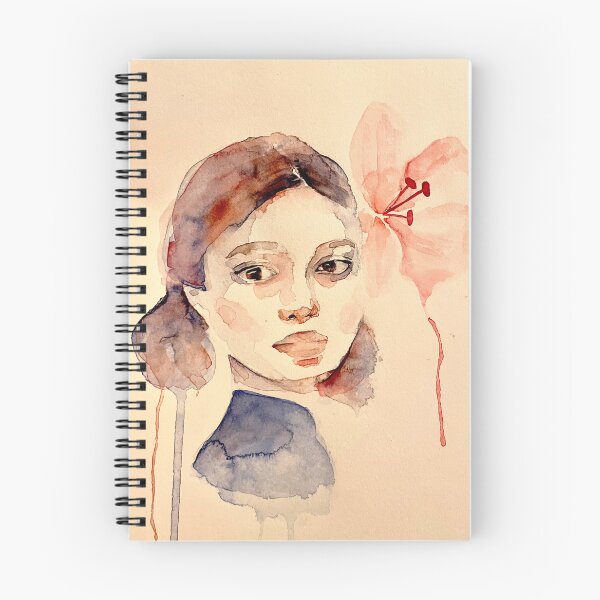 Item preview, Woman portrait in watercolor designed and sold by Lea-Cesca.