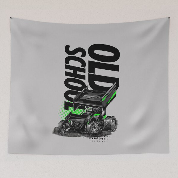 Artikelvorschau, Old School Sprint-Car-Rennen entworfen und verkauft von Juiced Up Racing Co. .