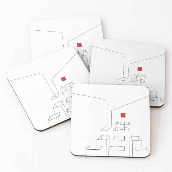 Item preview, Squares Thin Thick Nº2 - Black on White designed and sold by MoN-TheSign.