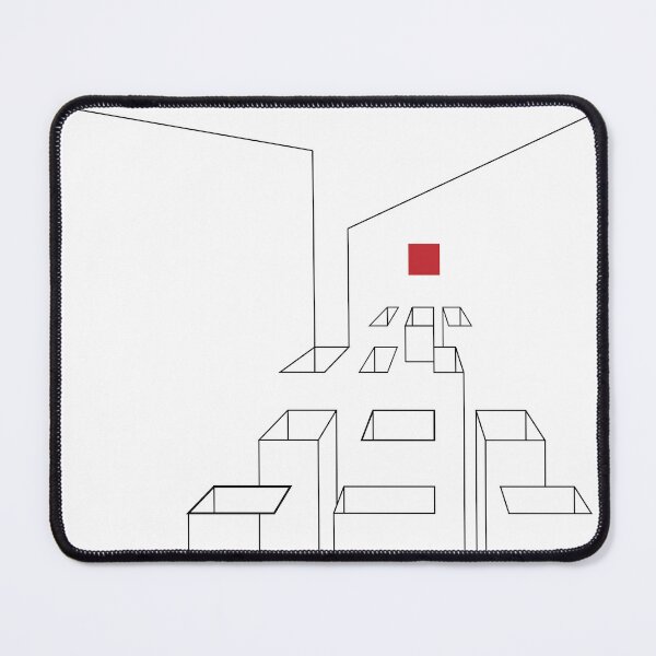 Item preview, Squares Thin Thick Nº2 - Black on White designed and sold by MoN-TheSign.