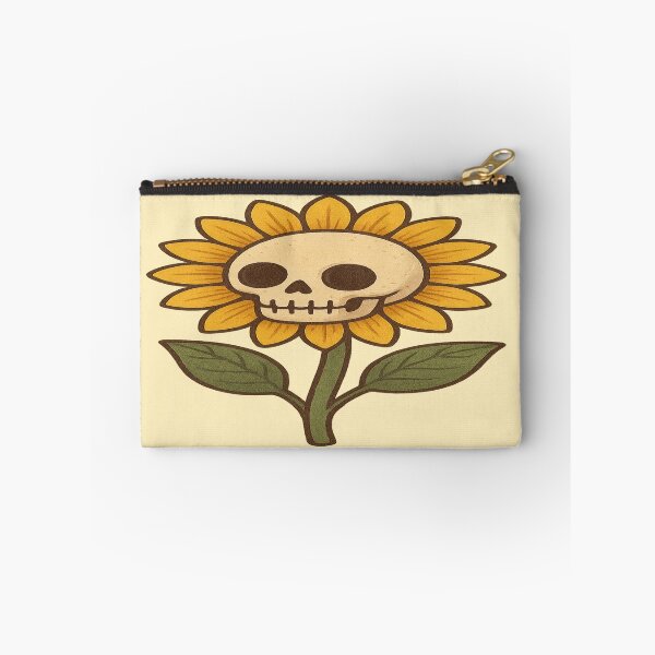 Item preview, Sunflower Skull – Cute and Creepy Bloom designed and sold by FAONIM.