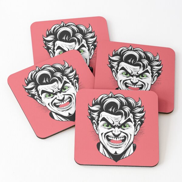 Item preview, Crazy funny man portrait cool vintage retro horror designed and sold by anrecat.