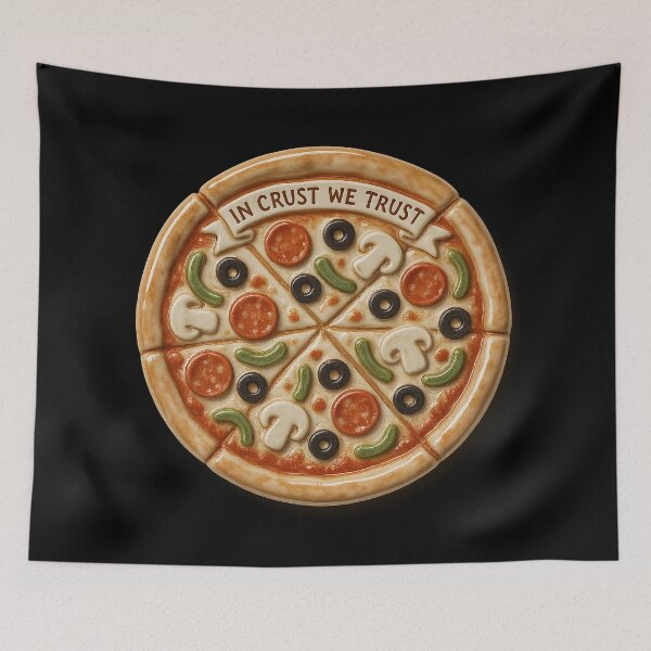 Item preview, In Crust We Trust – Pizza faith with taste designed and sold by Girih.
