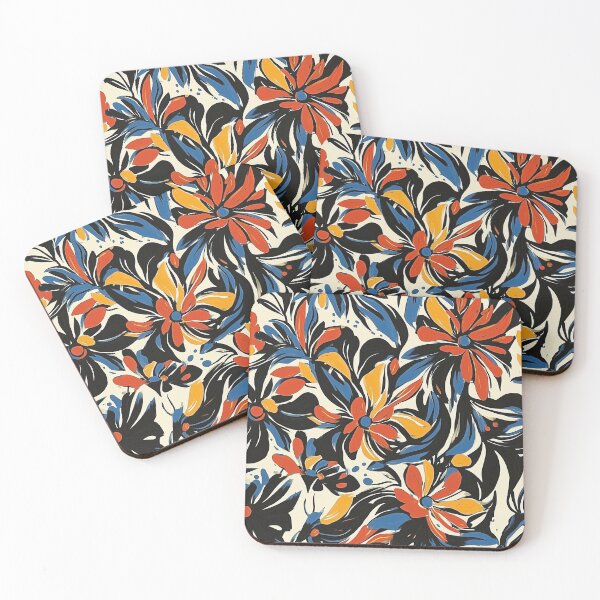 Item preview, Retro Arte Povera Floral Pattern designed and sold by HausKatz.