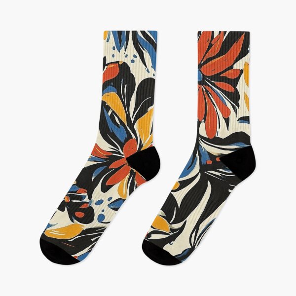 Item preview, Retro Arte Povera Floral Pattern designed and sold by HausKatz.