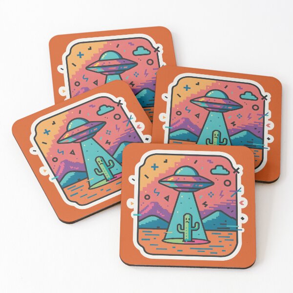 Item preview, Alien Abduction designed and sold by pinkFrogInSpace.