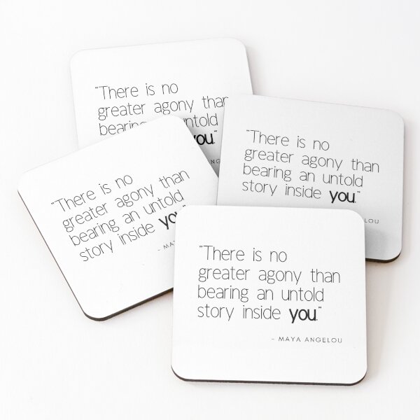 Item preview, The Greater Agony by Maya Angelou designed and sold by GooberBoy.
