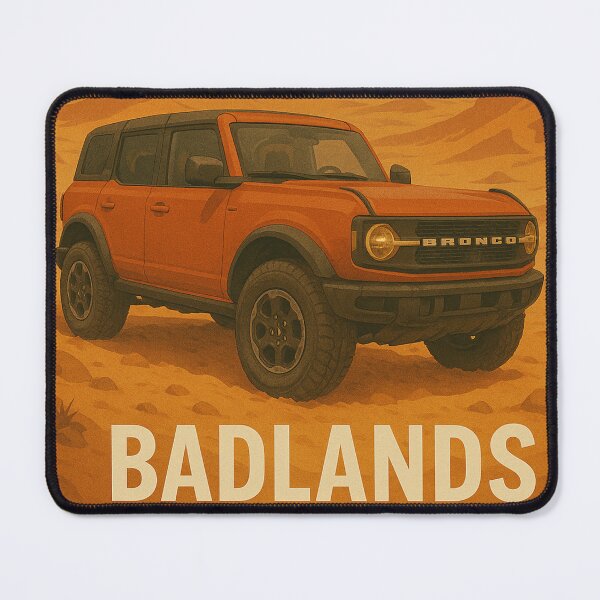 Item preview, Bronco Badlands Poster designed and sold by ParidoxPosters.