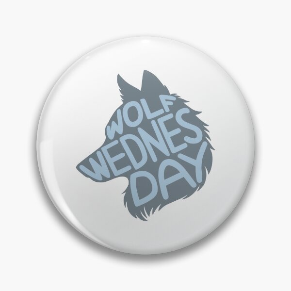 Item preview, Wolf Wednesday Wolf Head Silhouette designed and sold by Maya Draws.