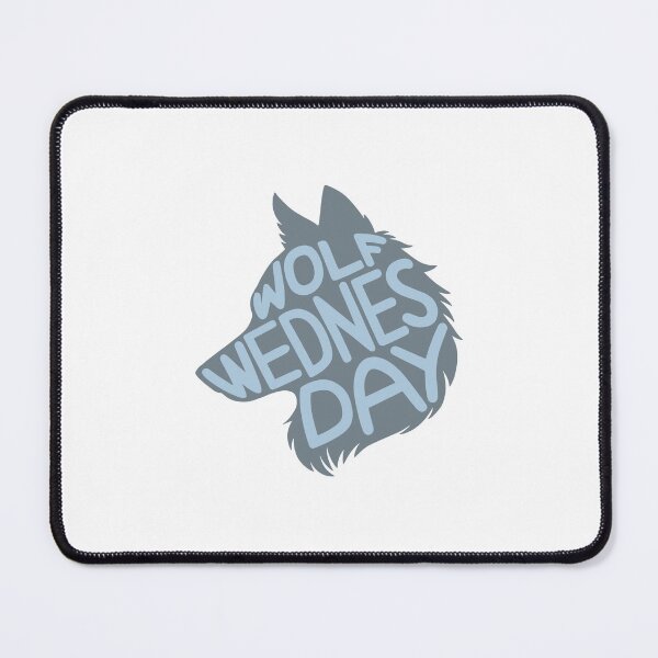 Item preview, Wolf Wednesday Wolf Head Silhouette designed and sold by Maya Draws.