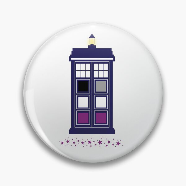 Artikelvorschau, Asexual Pride Police Call Box für Whovian entworfen und verkauft von KristianasQuill.