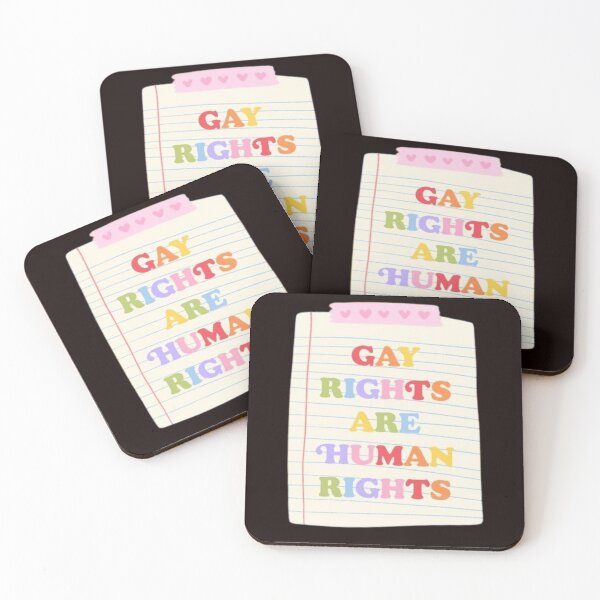 Item preview, Gay rights are human rights designed and sold by Pretty Postcards.