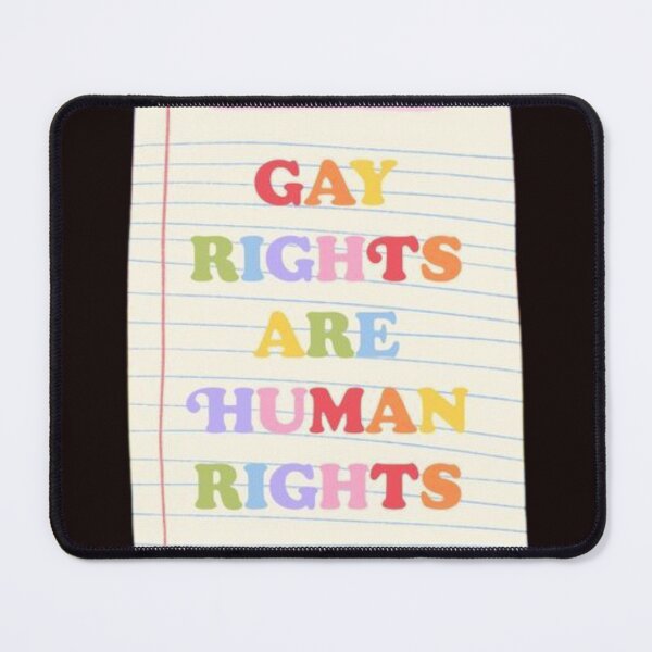 Item preview, Gay rights are human rights designed and sold by Pretty Postcards.