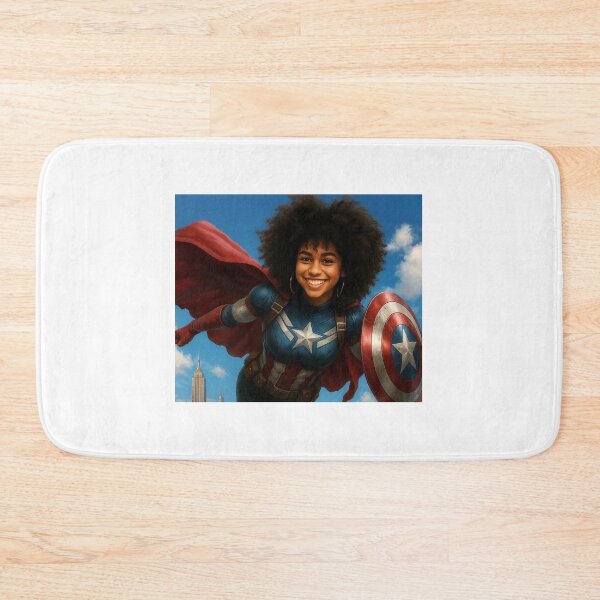 Item preview, Captain Courage — Afro Girl Power in Flight designed and sold by Artitude Studio.