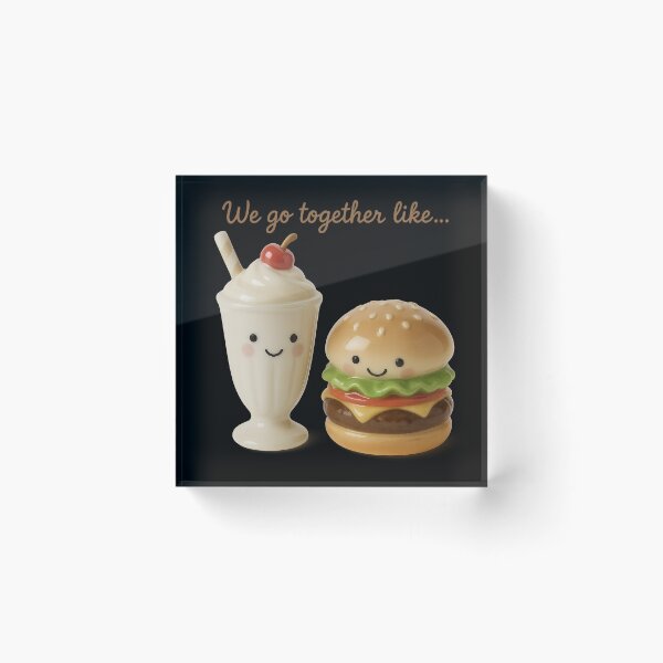 Artikelvorschau, Milkshake & Burger – Liebe auf den ersten Biss entworfen und verkauft von Girih.
