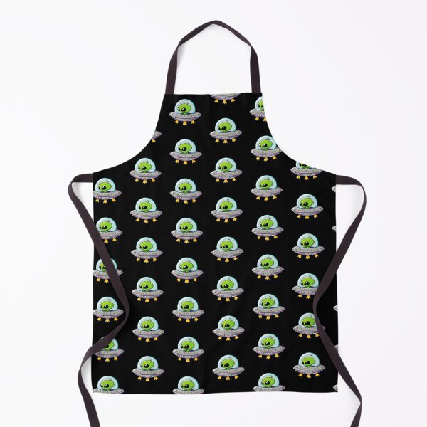 Item preview, Cute Alien in Flying Saucer – Cartoon UFO designed and sold by Cosmic Unit.