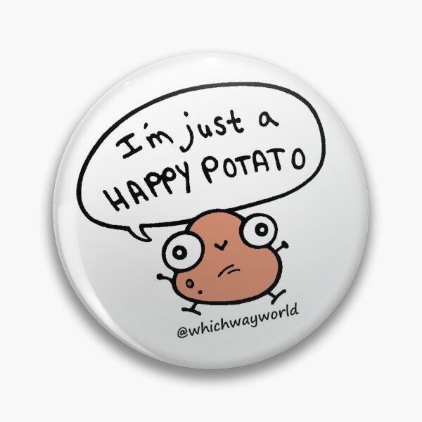 Aperçu de l'œuvre Pomme de terre heureuse créée et vendue par whichwayworld.