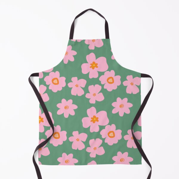Item preview, Daisy Field Petal & Bloom in Pink Green and Orange designed and sold by Terri Conrad.