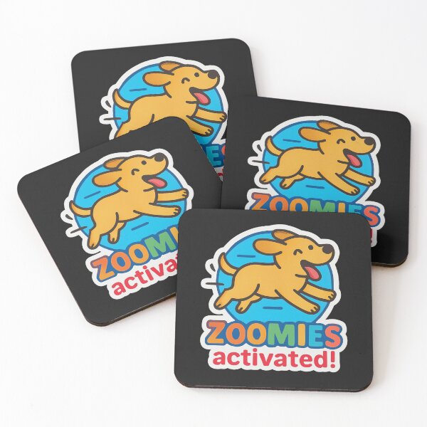 Item preview, Zoomies Activated -Funny Running Dog Sticker For Pet Lovers . designed and sold by sochadesigner.
