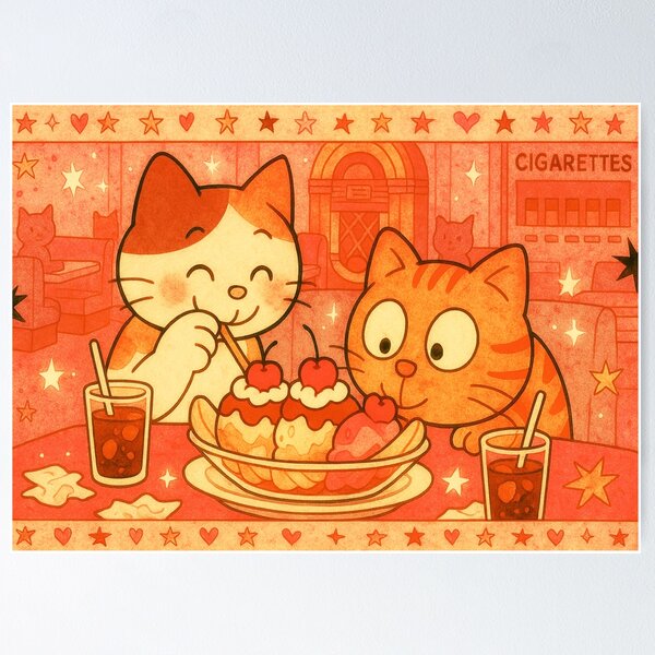 Item preview, kitties in love designed and sold by Rosa B..